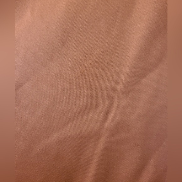 🔴Vince Pink-Orange Silk Polyester Cap Sleeve V-Neck Dress Size 6 Midi Length - Picture 7 of 9